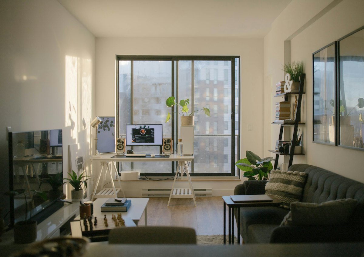 Appartement lumineux avec vue sur la ville